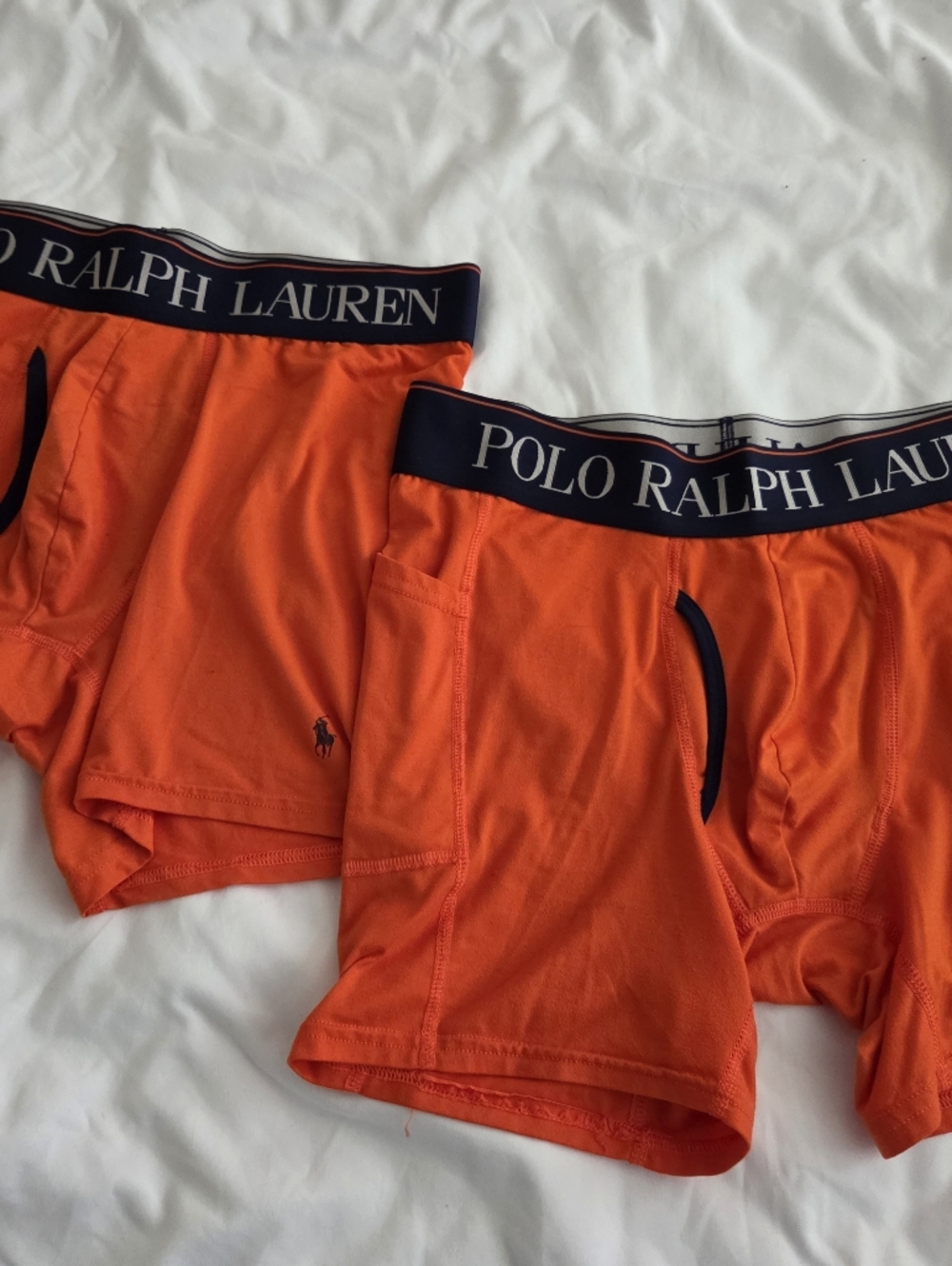 Polo by Ralph Lauren Orange Mens Boxer Briefs Size Medium